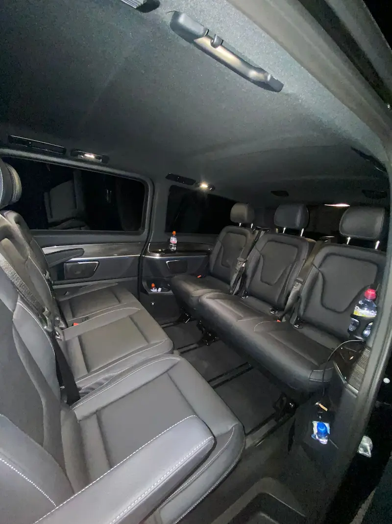 Mercedes Classe V - sièges vis-à-vis